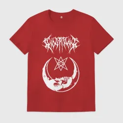 Мужская футболка хлопок Ghostemane на спине