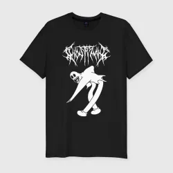 Мужская футболка хлопок Slim Ghostemane