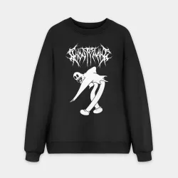 Мужской свитшот oversize без начеса хлопок Ghostemane