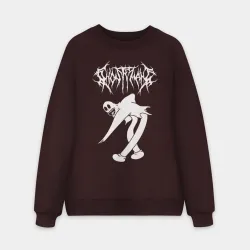 Мужской свитшот oversize без начеса хлопок Ghostemane