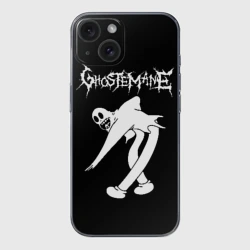 Чехол для iPhone 15 силиконовый с защитой камеры Ghostemane