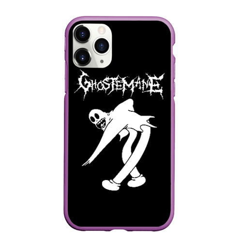 Чехол для iPhone 11 Pro Max матовый Ghostemane, цвет фиолетовый