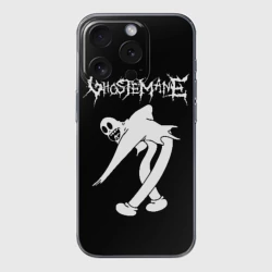Чехол для iPhone 15 Pro силиконовый с защитой камеры Ghostemane
