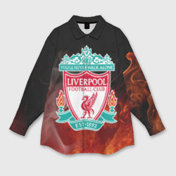 Мужская рубашка oversize 3D Liverpool