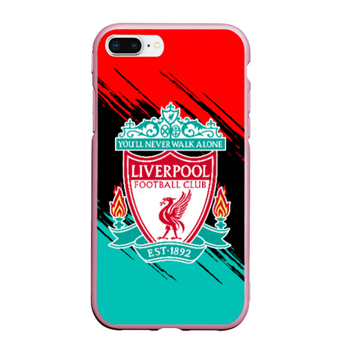 Чехол для iPhone 7Plus/8 Plus матовый Liverpool, цвет розовый