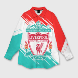 Женская рубашка oversize 3D Liverpool