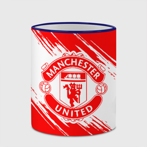 Кружка с полной запечаткой Манчестер Юнайтед, цвет Кант синий - фото 4