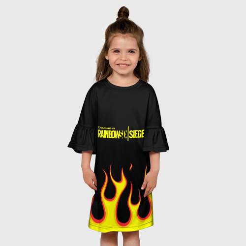 Детское платье 3D RAINBOW SIX:SIEGE, цвет 3D печать - фото 4