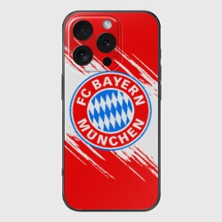 Чехол для iPhone 16 Pro силиконовый с защитой камеры Bayern Munchen