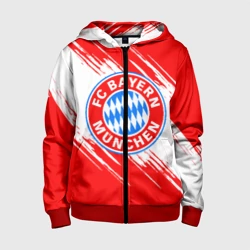 Детская толстовка 3D на молнии Bayern Munchen