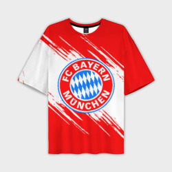 Мужская футболка oversize 3D Bayern Munchen