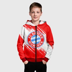 Детская толстовка 3D на молнии Bayern Munchen - фото 2