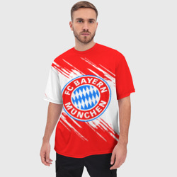 Мужская футболка oversize 3D Bayern Munchen - фото 2