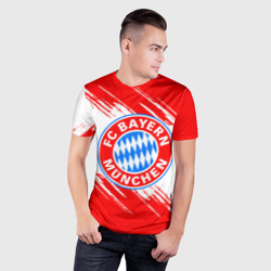Мужская футболка 3D Slim Bayern Munchen - фото 2