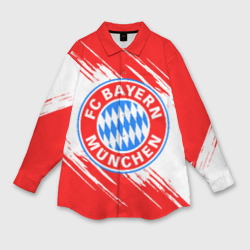 Женская рубашка oversize 3D Bayern Munchen