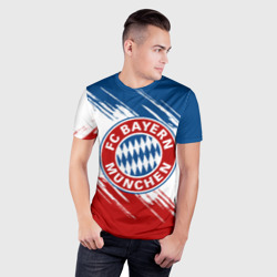 Мужская футболка 3D Slim Bayern Munchen Байерн Мюнхен - фото 2