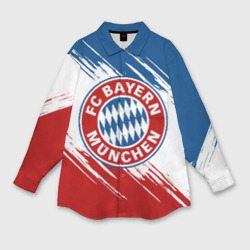 Мужская рубашка oversize 3D Bayern Munchen Байерн Мюнхен