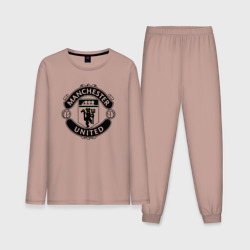 Мужская пижама с лонгсливом хлопок Манчестер Юнайтед