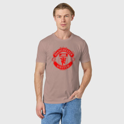 Мужская футболка хлопок Манчестер Юнайтед - фото 2