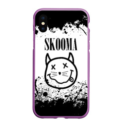 Чехол для iPhone XS Max матовый Skooma skyrim Nirvana