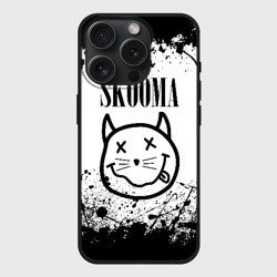 Чехол силиконовый для Apple iPhone 15 Pro матовый Skooma skyrim Nirvana