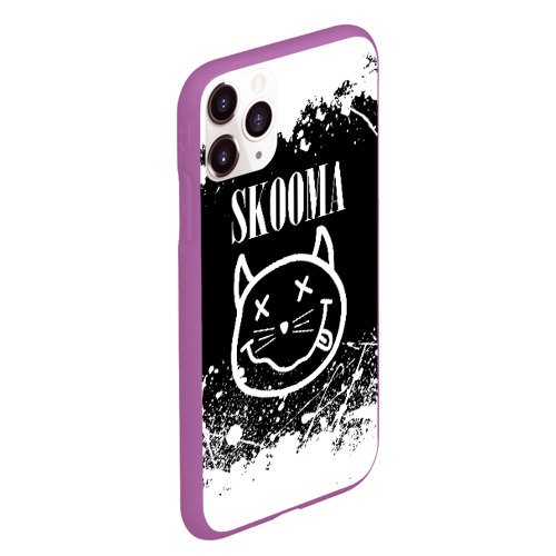 Чехол для iPhone 11 Pro Max матовый Skooma skyrim Nirvana, цвет фиолетовый - фото 3