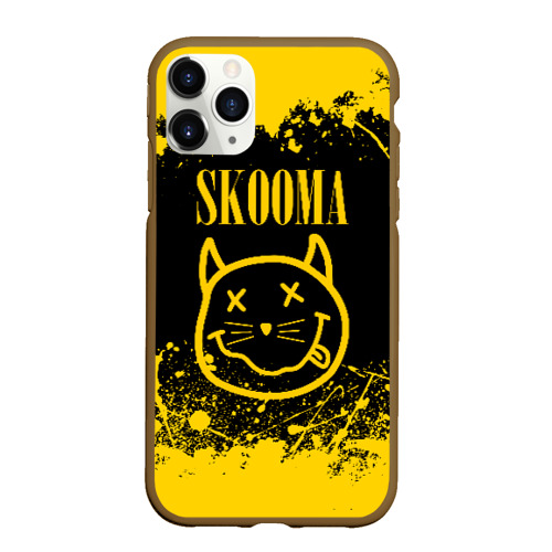 Чехол для iPhone 11 Pro Max матовый Skooma skyrim Nirvana, цвет коричневый