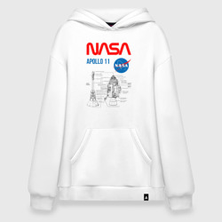 Худи SuperOversize хлопок Nasa Apollo 11 