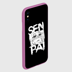 Чехол для iPhone XS Max матовый Senpai - фото 2