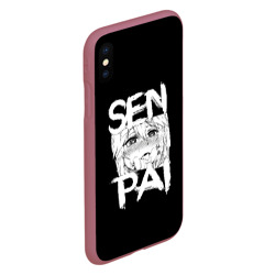 Чехол для iPhone XS Max матовый Senpai - фото 2