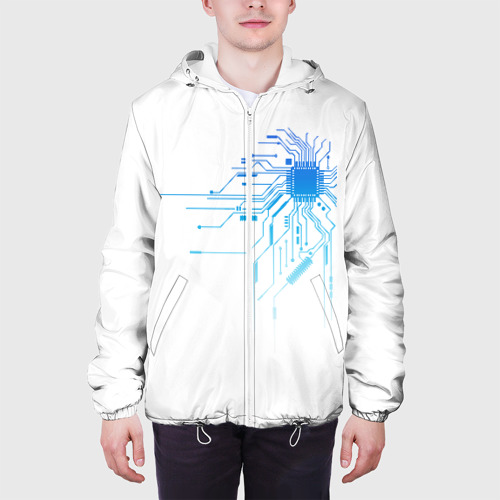 Мужская куртка 3D с принтом Ice IC, вид сбоку #3