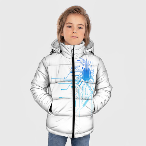 Зимняя куртка для мальчиков 3D Ice IC, цвет черный - фото 3
