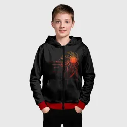 Детская толстовка 3D на молнии Fire IC - фото 2