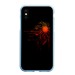 Чехол для iPhone XS Max матовый Fire IC