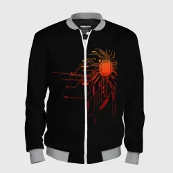 Мужской бомбер 3D Fire IC