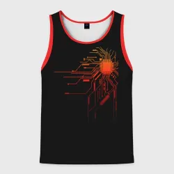 Мужская майка 3D Fire IC