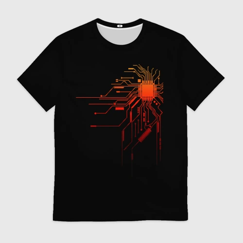 Мужская футболка 3D Fire IC