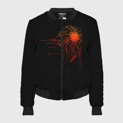 Женский бомбер 3D Fire IC