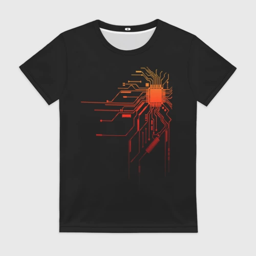 Женская футболка 3D Fire IC