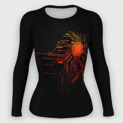 Женский рашгард 3D Fire IC