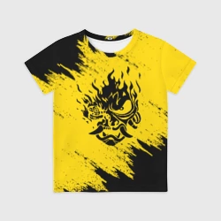 Детская футболка 3D Cyberpunk 2077 samurai