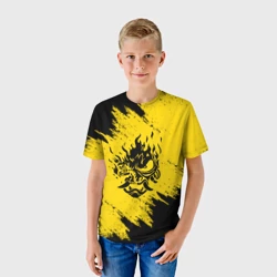 Детская футболка 3D Cyberpunk 2077 samurai - фото 2