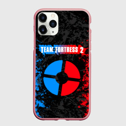Чехол для iPhone 11 Pro Max матовый Team fortress 2 red vs blue