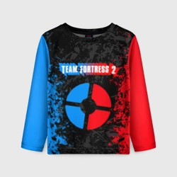 Детский лонгслив 3D Team fortress 2 red vs blue