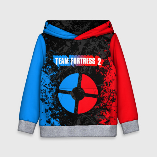 Детская толстовка 3D Team fortress 2 red vs blue, цвет меланж