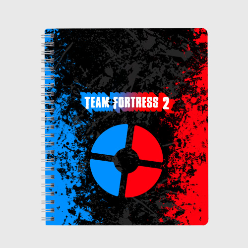 Тетрадь Team fortress 2 red vs blue, цвет клетка