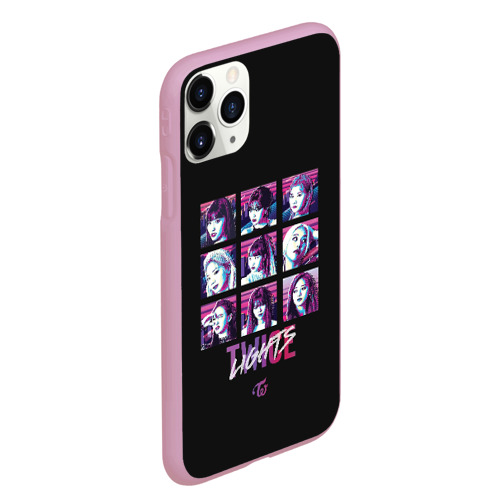 Чехол для iPhone 11 Pro Max матовый Twice, цвет розовый - фото 3