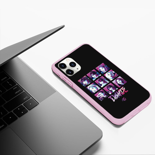 Чехол для iPhone 11 Pro Max матовый Twice, цвет розовый - фото 5