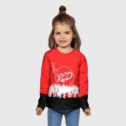 Детский лонгслив 3D Team fortress 2 red team - фото 2