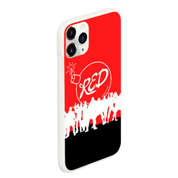 Чехол для iPhone 11 Pro Max матовый Team fortress 2 red team - фото 2